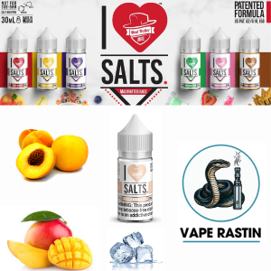 سالت انبه هلو یخ I Love Salts Peach Mango Ice