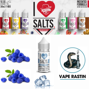 سالت تمشک آبی یخ I LOVE SALTS BLUE RASPBERRY ICE