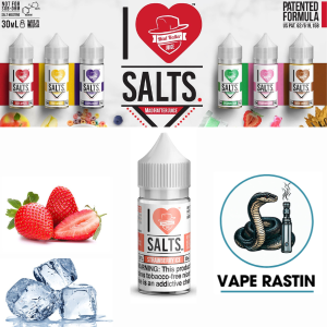 سالت توت فرنگی یخ I LOVE SALTS STRAWBERRY ICE